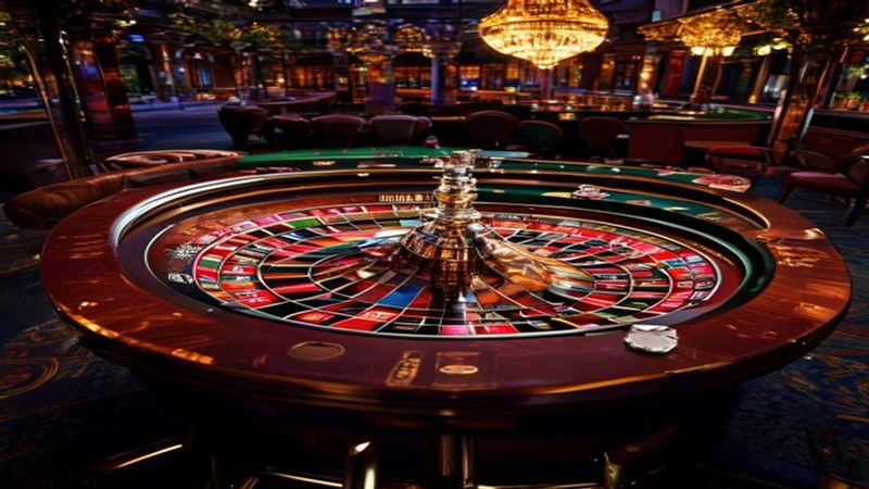 Minh họa bàn roulette châu Âu